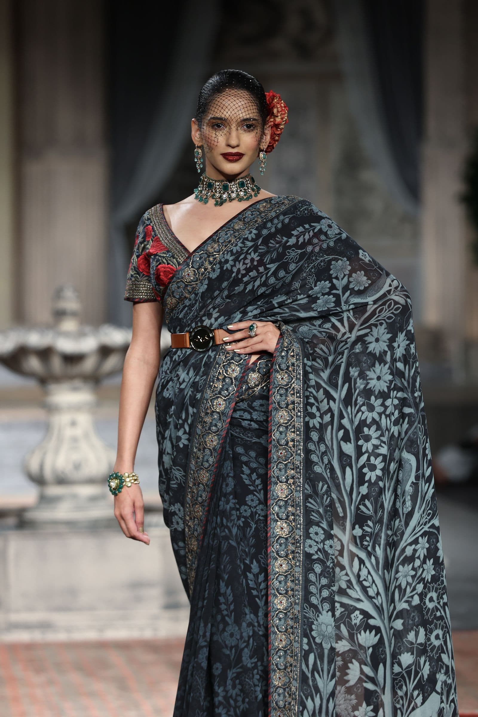 After dark saree styling inspiration